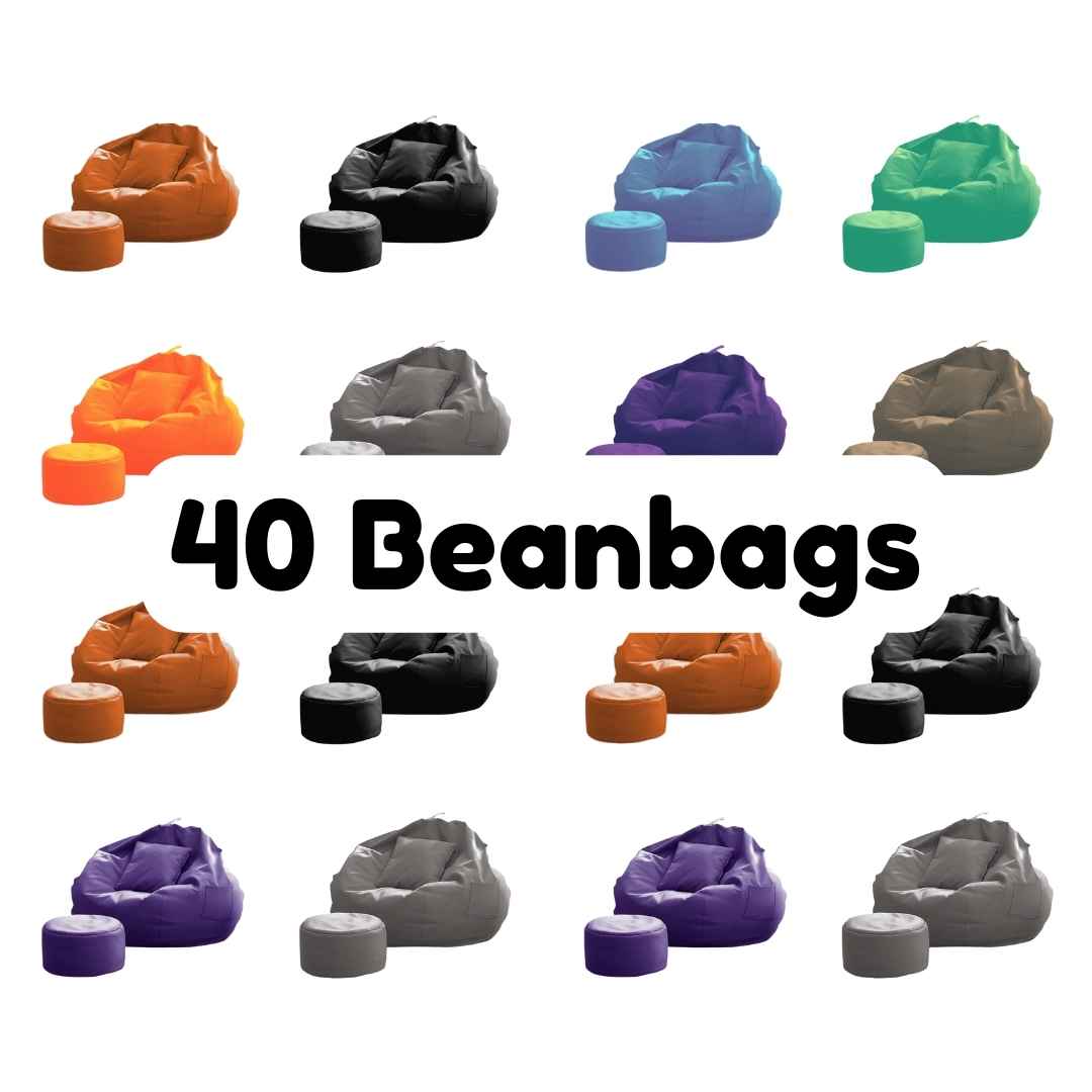 40 Beanbags Set